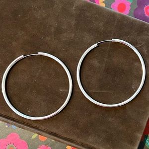 Sterling Silver Hoops